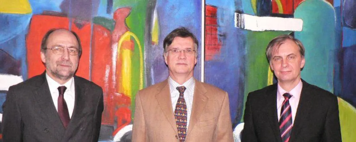 Die Initiatoren von VASLOG (v.l.n.r.): Hartmut Kant (K+P), Jan Deventer (Deventer) und Klaus Loerzer (Rieck)