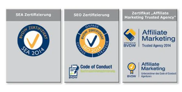 Bild: Erfolgreiche BVDW Zertifizierung für 2014
