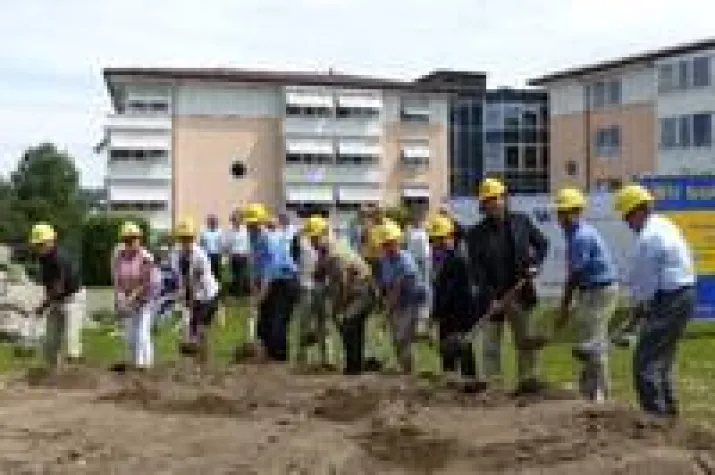 Neues Haus wird Teil im Quartier Bild: Neues Haus wird Teil im Quartier
