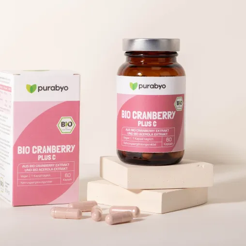 Bild: Purabyo bringt Bio Cranberry plus Acerola-C auf den Markt