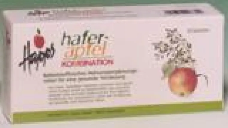 Bild: Hafer-Apfel-Kombination gegen Fettpolster