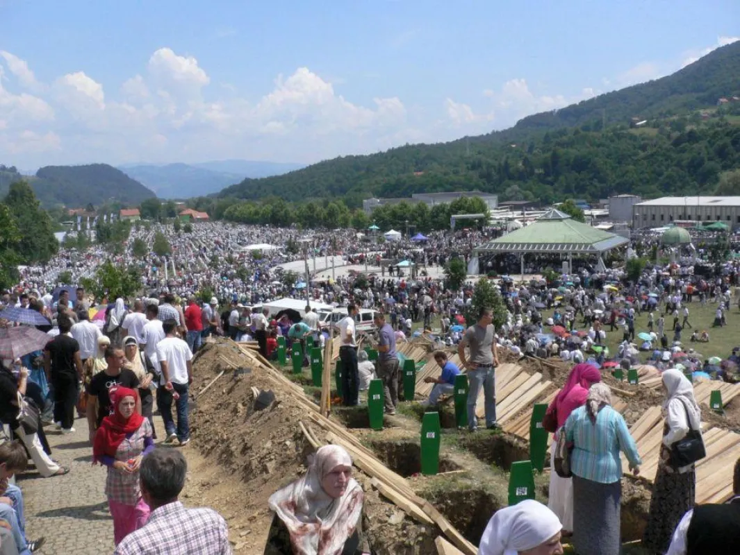 Srebrenica am 11. Juni 2010.