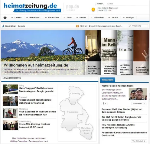 Bild: Passauer Neue Presse startet heimatzeitung.de