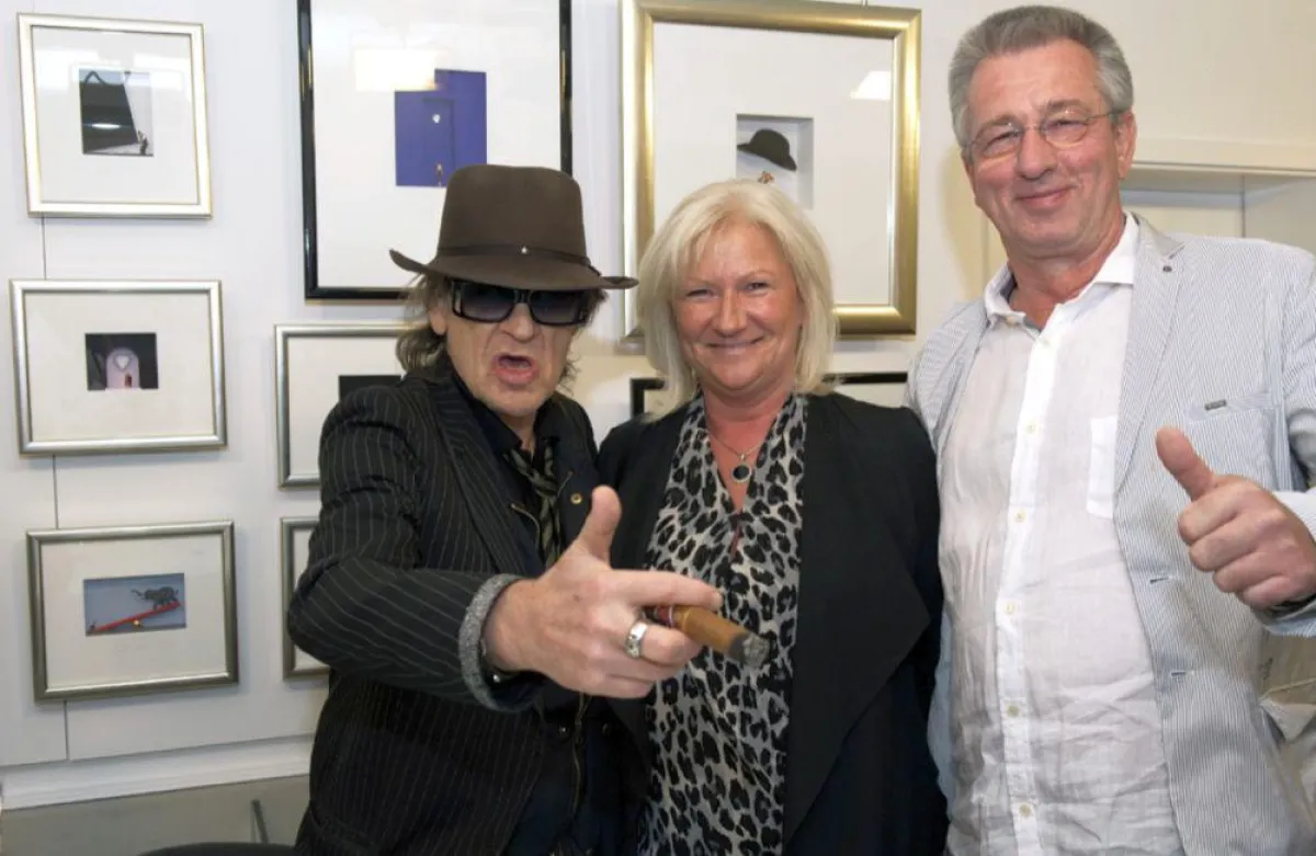 Udo Lindenberg mit Sabine und Andreas Genzel
