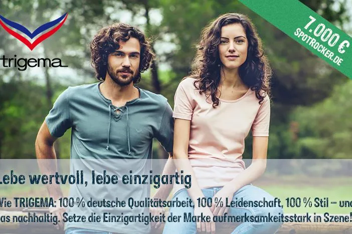 Bild: TRIGEMA startet 7.000 € Werbespot-Contest mit SPOTROCKER