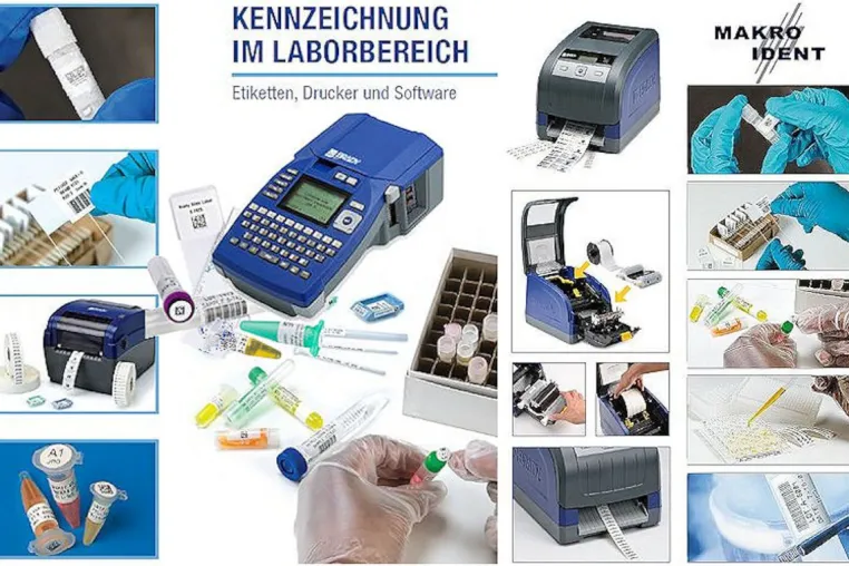 Nur mit geprüften Laboretiketten alle Laborproben kennzeichnen Bild: Nur mit geprüften Laboretiketten alle Laborproben kennzeichnen