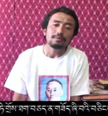 Bild: Videobotschaft eines Mönchs aus Tibet an die freie Welt