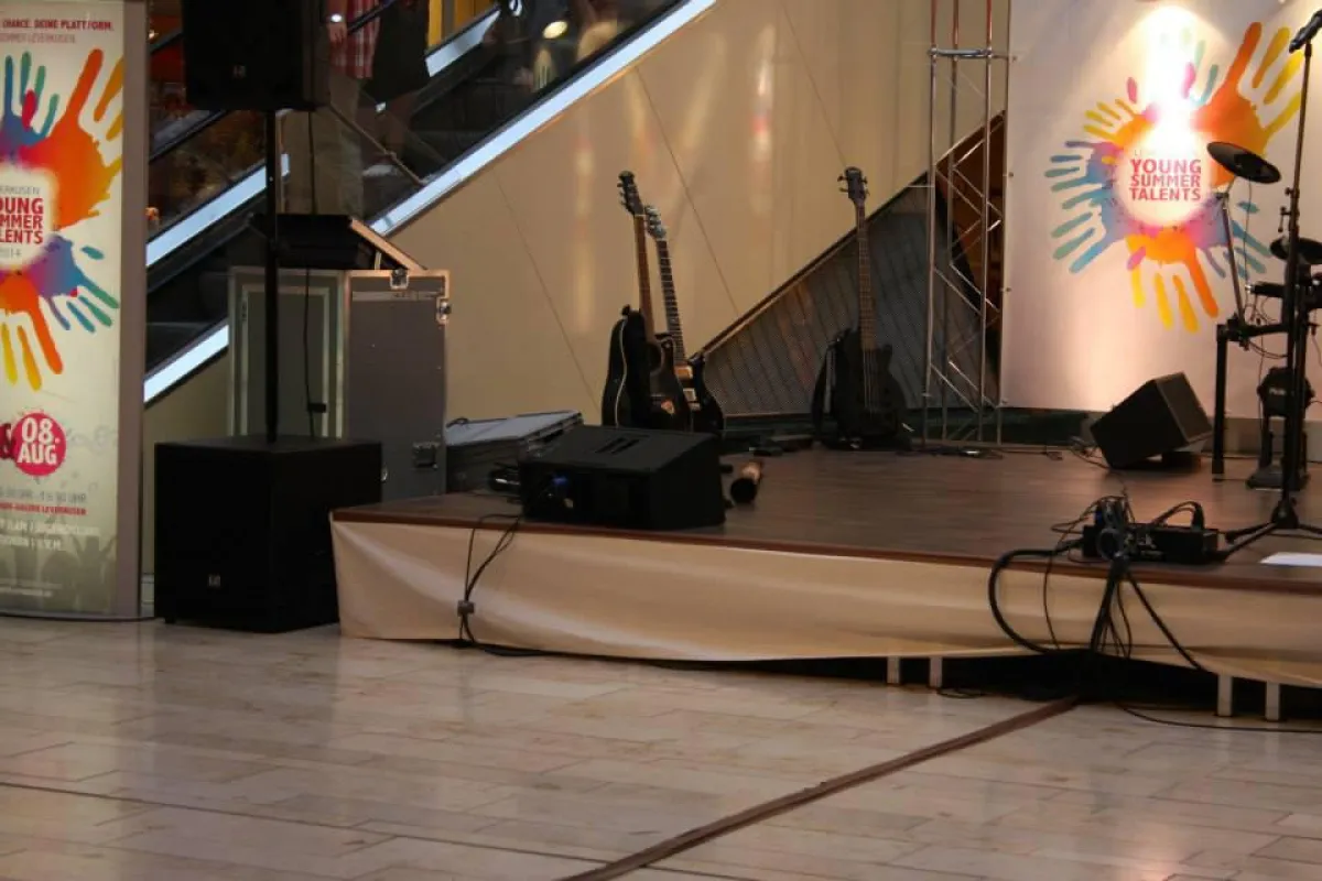 Am 08.08. wird die Bühne wieder mit Musik & Jugendgruppen aus Leverkusen gefüllt.