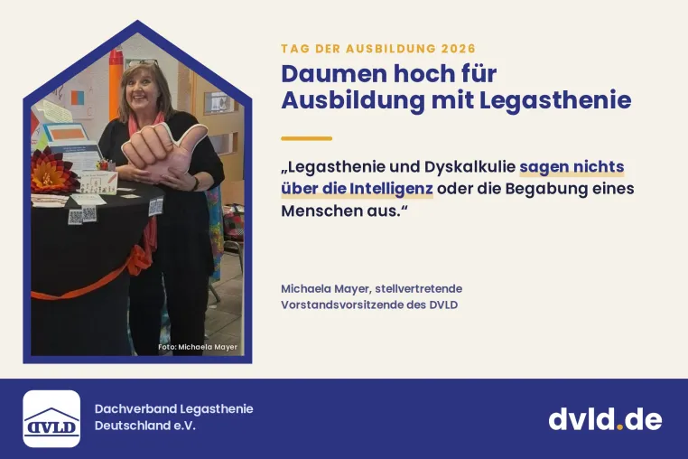 Bild: Ausbildung mit Legasthenie: DVLD berät Jugendliche beim 18. Tag der Ausbildung in Traunstein