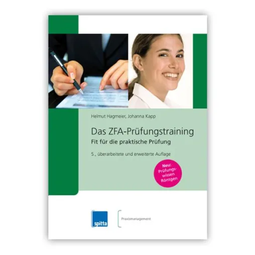 Bild: Das ZFA-Prüfungstraining in 5. Auflage erschienen – jetzt neu: mit Prüfungsaufgaben zum Thema Röntgen