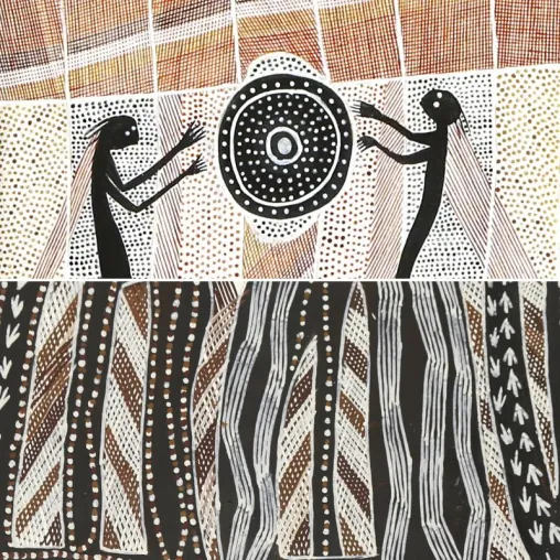Bild: RENDEZVOUS - Aboriginal Art Ausstellung bei ARTKELCH in Freiburg