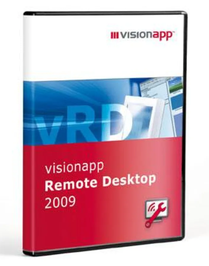 Eines der Highlights der visionapp AG auf der CeBIT 2009: die brandaktuelle Version 2009 des visionapp Remote Desktop.