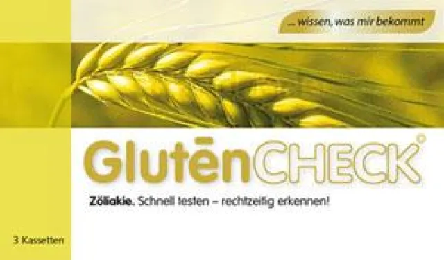 GlutenCHECK – Erster Heimtest für Getreideunverträglichkeit Bild: GlutenCHECK – Erster Heimtest für Getreideunverträglichkeit