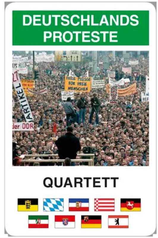 Deutschlands Proteste - das Kartenspiel mit den wichtigsten Demonstrationen