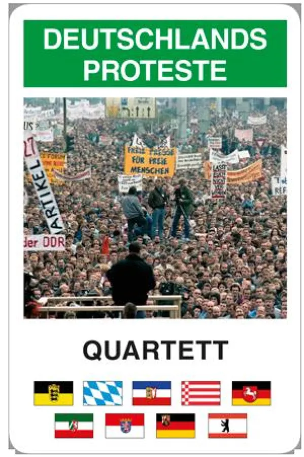 Deutschlands Proteste - das Kartenspiel mit den wichtigsten Demonstrationen