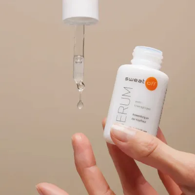 Bild: Schweiß aus, Kopf hoch – das neue Serum von Sweat-Off bekämpft Kopfschwitzen 