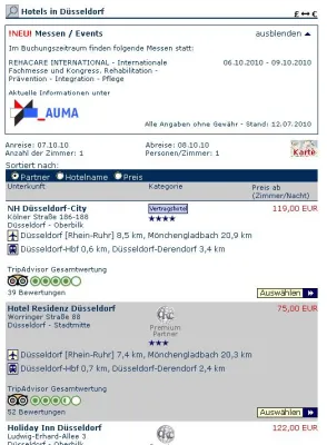 Bild: Neue Funktionalitäten für die Buchung von Geschäftsreisehotels: CRC erweitert Hotelbuchungs-Plattform