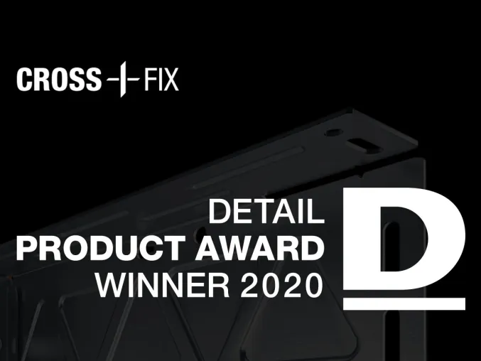 Bild: EJOT® gewinnt DETAIL Product Award 2020 – CROSSFIX® überzeugt in der Kategorie Dach und Fassade