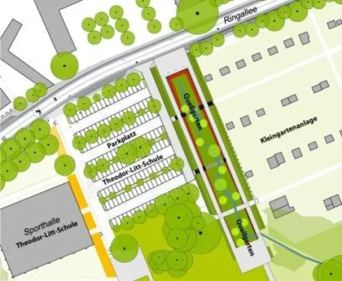 Bild: Landesgartenschau Gießen: Von einer Brache zum Quellgarten – Nordstadt erhält eigenen Parkzugang