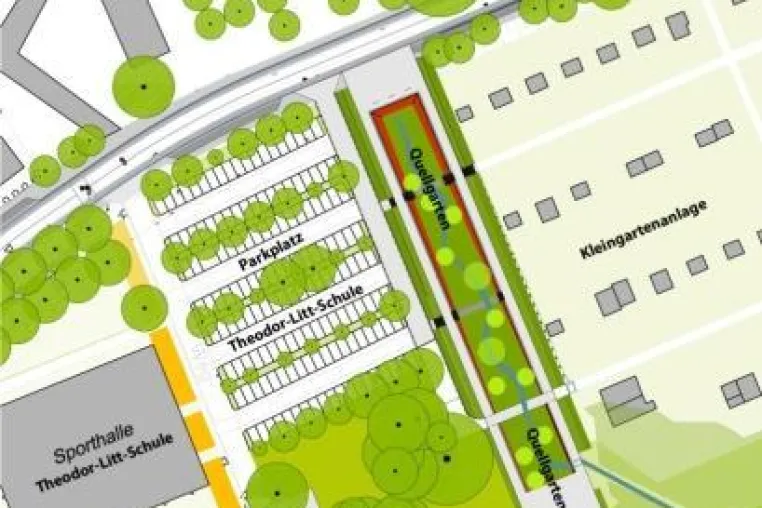 Bild: Landesgartenschau Gießen: Von einer Brache zum Quellgarten – Nordstadt erhält eigenen Parkzugang