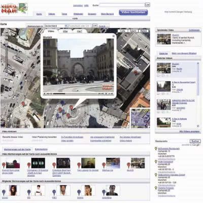 Bild: videomap.de :Eine neue Reise-Video Community mit Google Maps