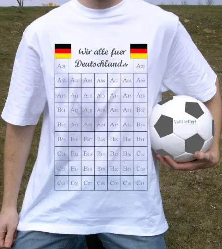 Bild: 11.111 T-Shirts für die Fußballfans