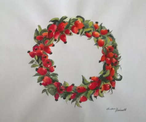 Ausdrucksstarke Aquarelle im Wäscherschloss Bild: Ausdrucksstarke Aquarelle im Wäscherschloss