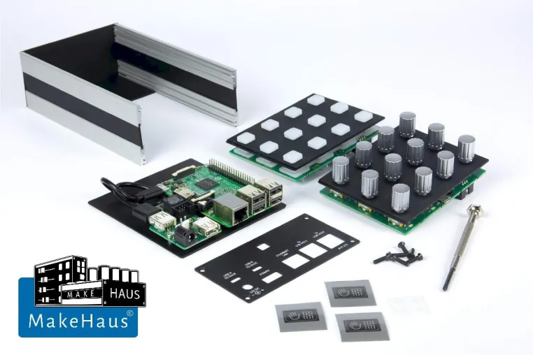 MakeHaus für Raspberry Pi: voll modulare Gehäuse und Bedienteile zum Selbstbau von individuellen Geräten Bild: MakeHaus für Raspberry Pi: voll modulare Gehäuse und Bedienteile zum Selbstbau von individuellen Geräten