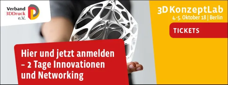 Startschuss: Online-Anmeldung für das 3DKonzeptLab läuft Bild: Startschuss: Online-Anmeldung für das 3DKonzeptLab läuft