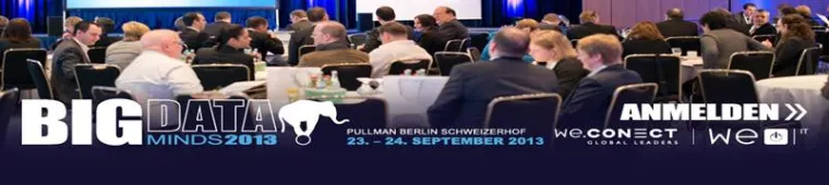 Big Data Minds 2013 - Main PR Bild: Big Data Minds 2013 - Main PR