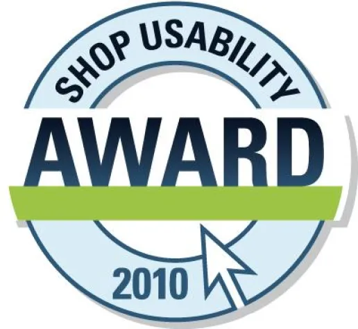 Shop Usability Award 2010 Bild: Shop Usability Award 2010