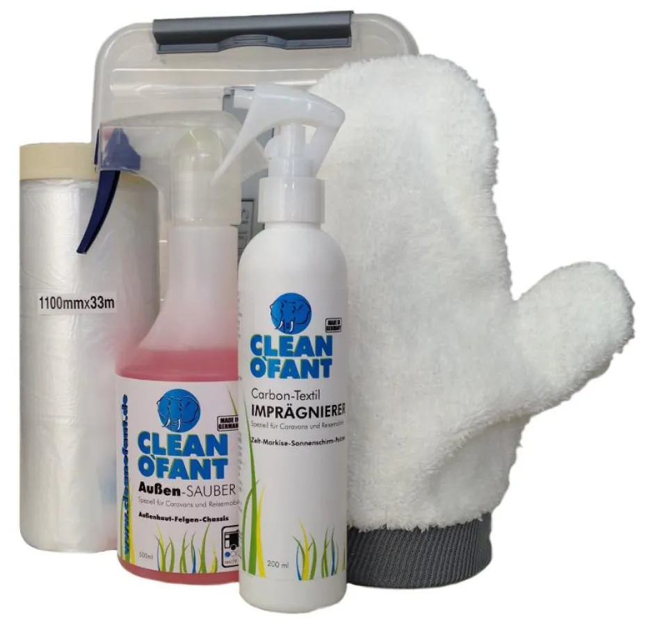 CLEANOFANT Carbon-Textil IMPRÄGNIERER SET - für Camping und Outdoor