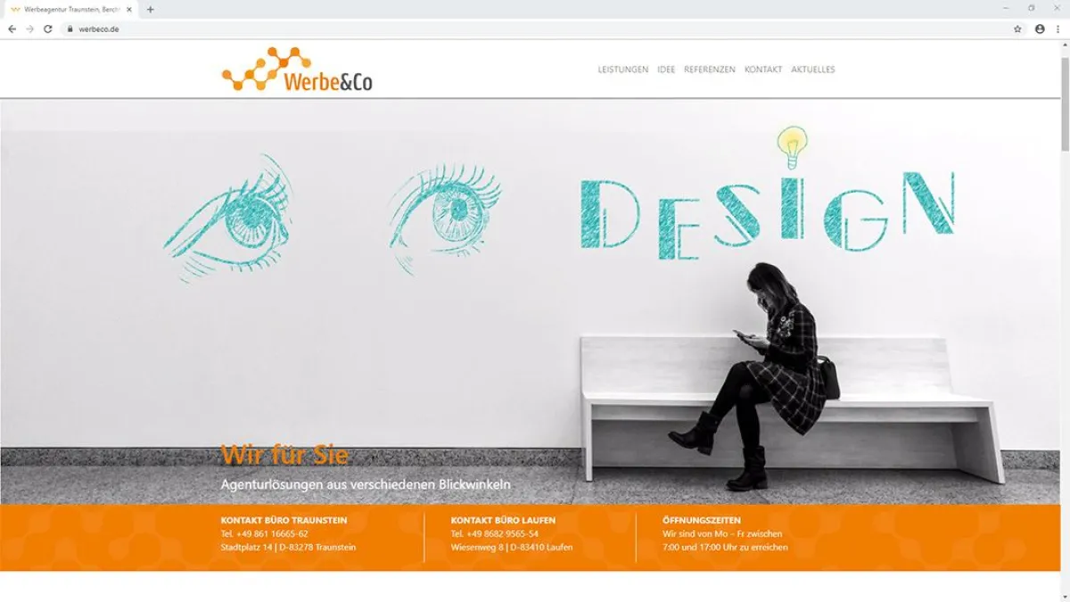 Neue Website von Werbe&Co