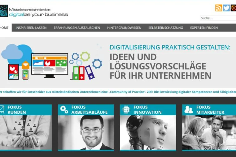 Bild: engomo ist Teil der neuen Mittelstandsinitiative „Digitalize your Business“