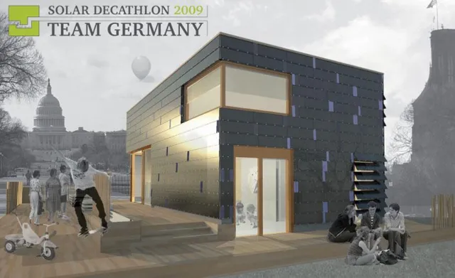 Bild: Glunz unterstützt Universität Darmstadt beim Solar Decathlon 2009