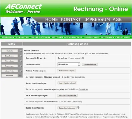 Inklusive Support per Email: kostenlose und flexible Rechnungserstellung durch frei definierbare Standardtexte für Kleinunternehmen und Gewerbebetreibende Bild: Inklusive Support per Email: kostenlose und flexible Rechnungserstellung durch frei definierbare Standardtexte für Kleinunternehmen und Gewerbebetreibende