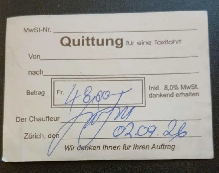 Bild: Peterchens Mondfahrt – Womit verdient man im KI-Zeitalter Geld? 48 Franken für zwei Kilometer Taxi in Zürich.