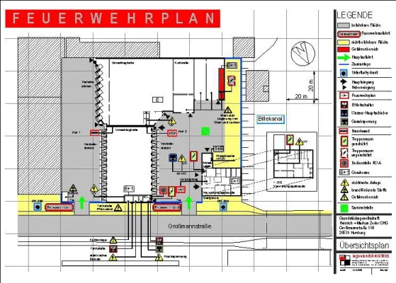Bild: Feuerwehrplan regelmäßig aktualisieren