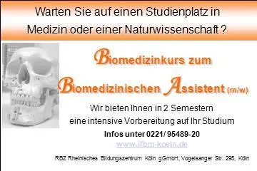 Bild: Propädeutik für Medizin und Naturwissenschaften im Biomedizinkurs am Institut für Biologie und Medizin