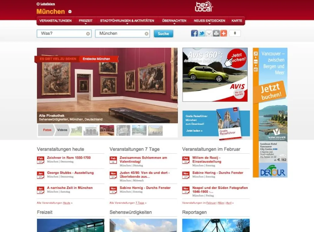 beLocal.de Der Freizeit- und Reiseführer