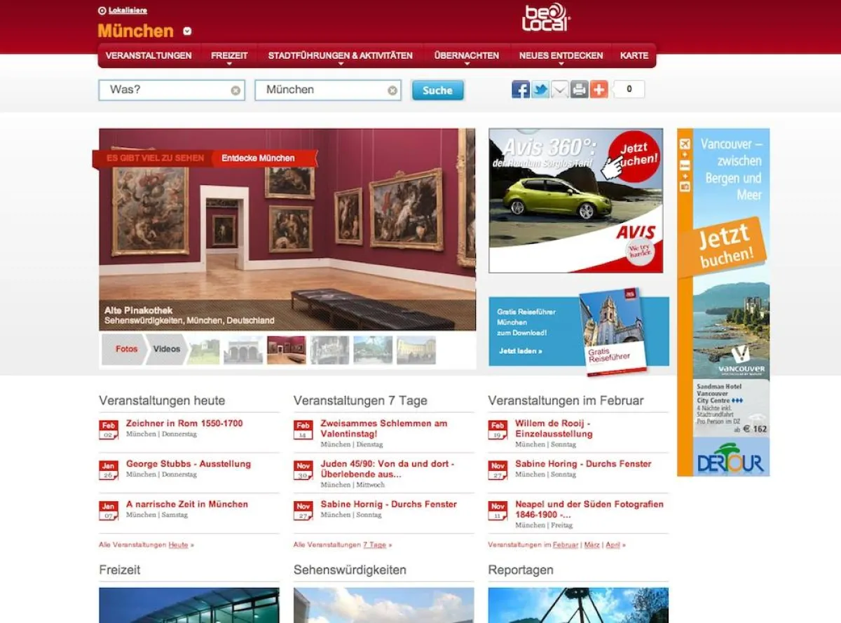 beLocal.de Der Freizeit- und Reiseführer