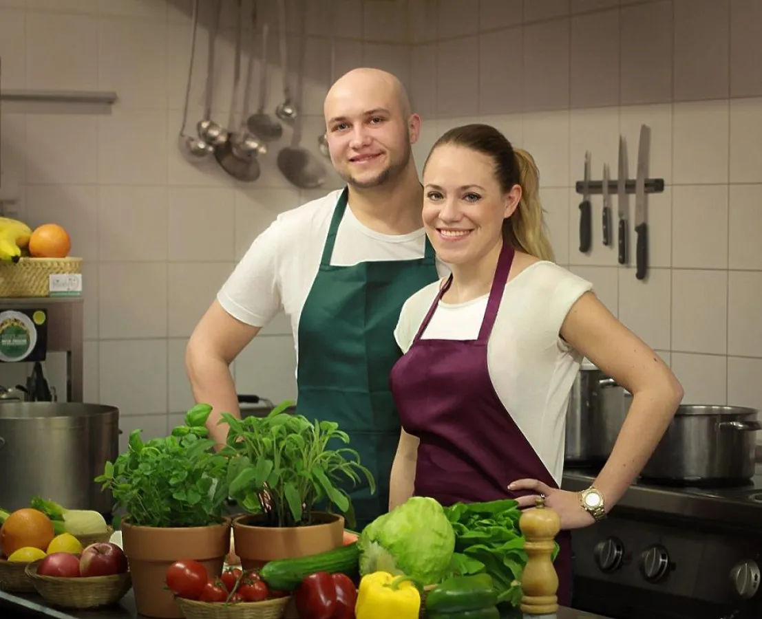 die Gründer von frischfutter Julia Linke und Franz Rufnak