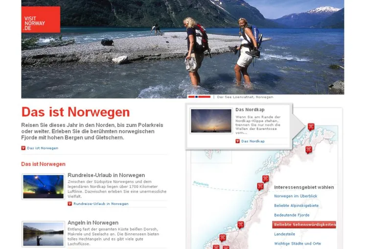 visitnorway.de – Nach Relaunch noch mehr Infos und Lust auf Norwegen Bild: visitnorway.de – Nach Relaunch noch mehr Infos und Lust auf Norwegen