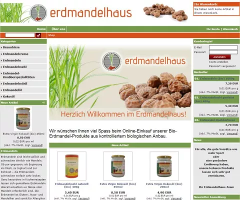 Bild: Natives Kokosöl: der Alleskönner in kontrollierter Bio-Qualität neu im erdmandelhaus