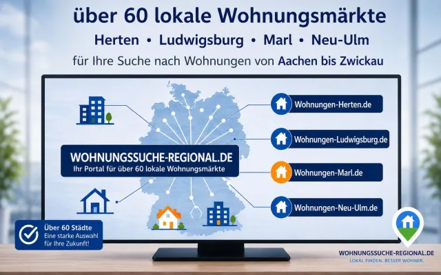 Bild: Herten setzt auf regionale Bestandsvermietung – Wohnungsunternehmen steuern Angebote präziser