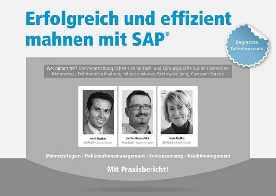 Bild: SOPLEX-Forum zum Forderungsmanagement