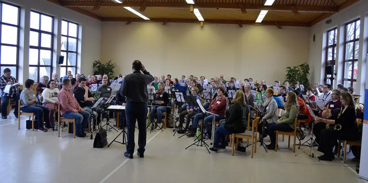 65 Teilnehmer wurden bei der Orchesteraudition aus 84 Bewerbern ausgewählt. Foto: D. Meyer