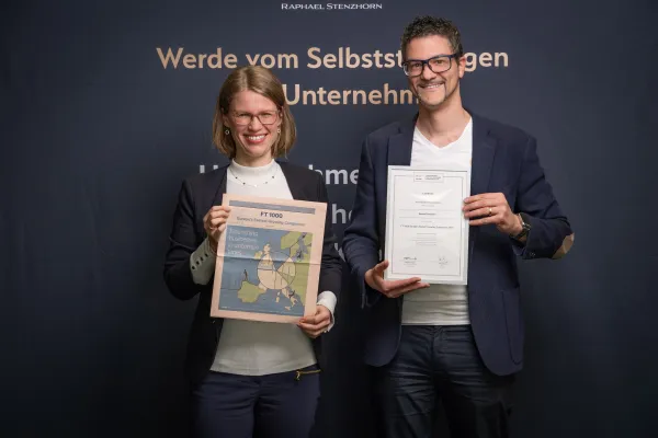 Bild: 2026: Raphael Stenzhorn GmbH unter Europas 1.000 schnellst wachsenden Unternehmen auf Platz 212