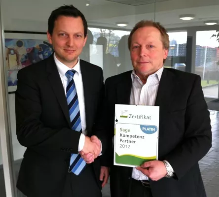 Bild: Platin für die Pro Active GmbH