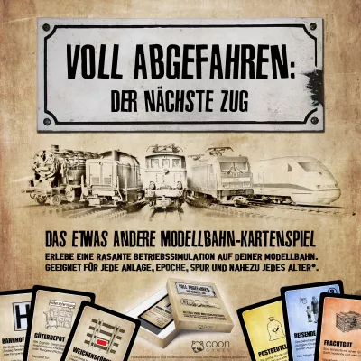 Bild: Voll Abgefahren: Der nächste Zug - Modellbahn Kartenspiel